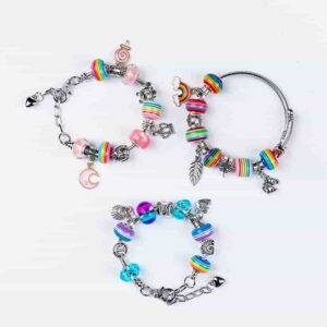 handmade rainbow bracelet